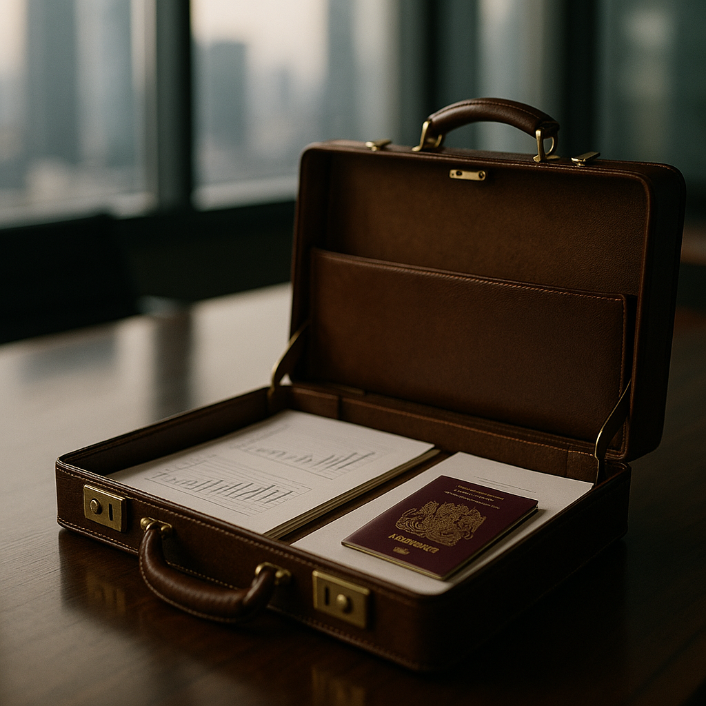 British passport and financial documents symbolising the decisions driving UK wealth migration 2026